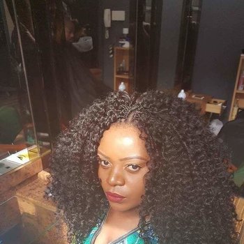 Crochet braid bouclé