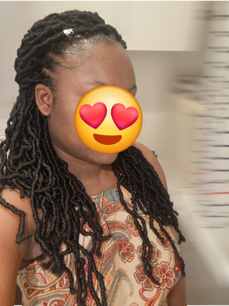 Crochet braid en locks