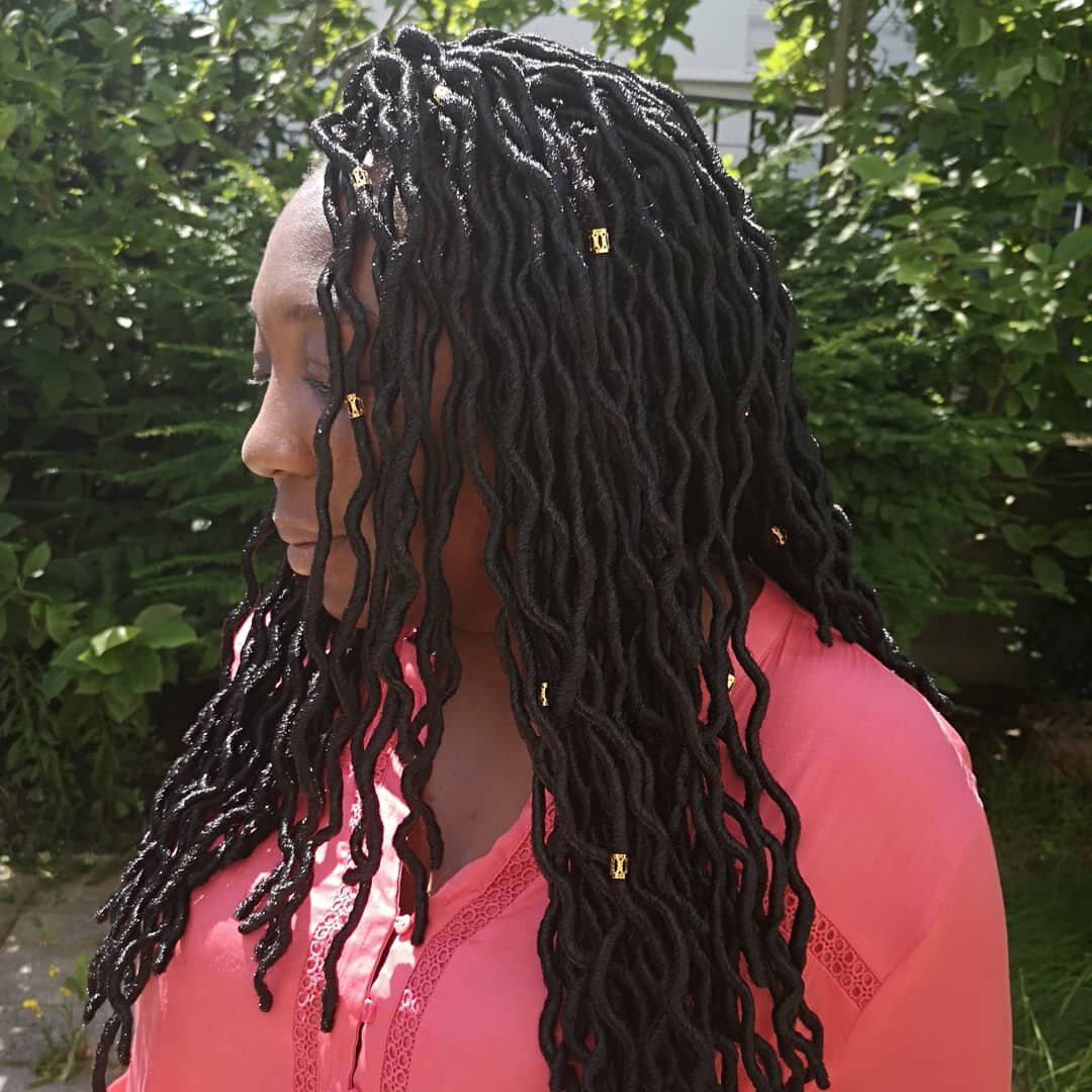 Lot De 7 Paquets De Faux Locks Nu Locks, 18 Pouces, Couleurs Différentes - Synthétique, Pour Tresses/crochet