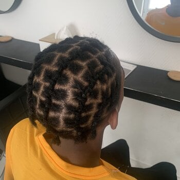 Départ, Locks, instantané, cheveux courts