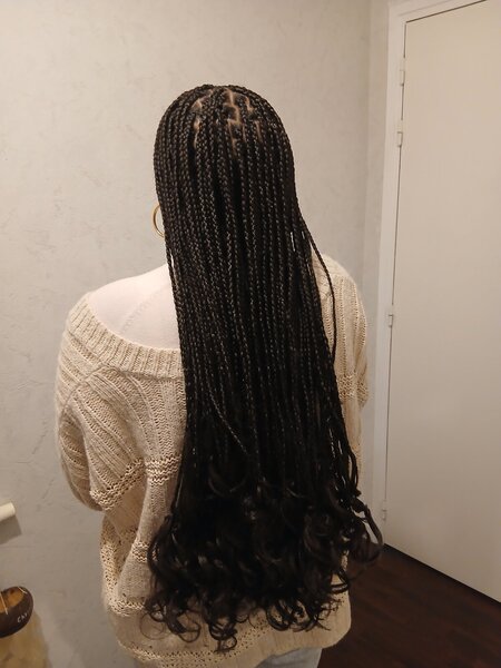 French curl braids