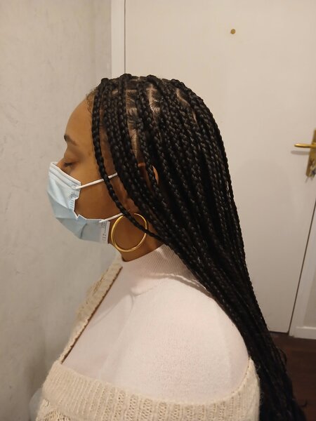 French curl braids