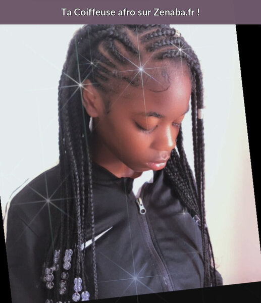 Fulani Braids avec perles