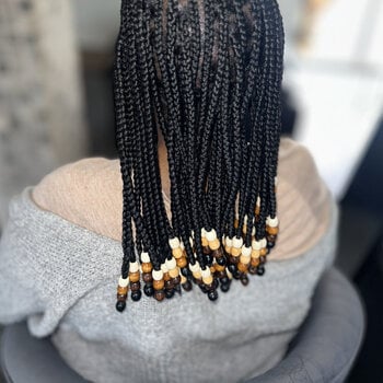 Fulani braids avec perle