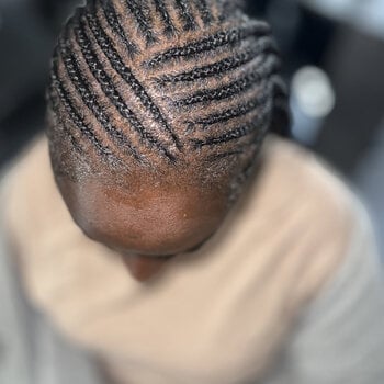 Fulani braids avec perle