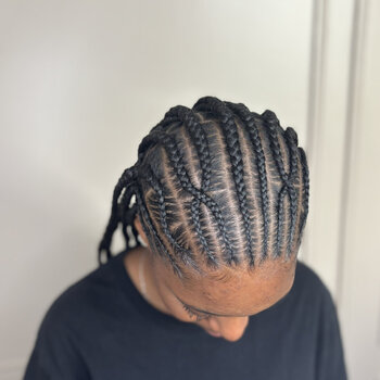 Fulani braids - sur cheveux 4C