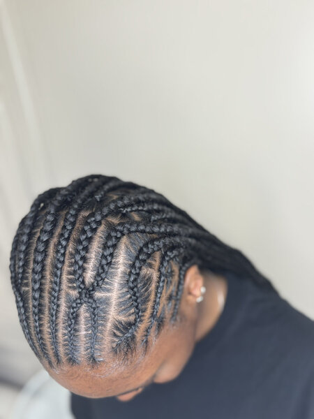 Fulani braids - sur cheveux 4C