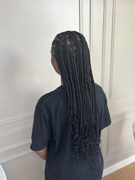 Fulani braids - sur cheveux 4C