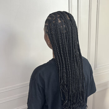 Fulani braids - sur cheveux 4C