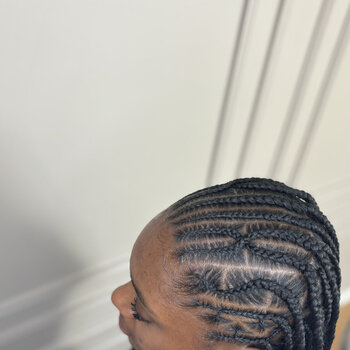 Fulani braids - sur cheveux 4C