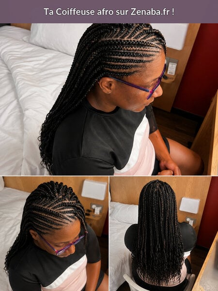 Fulani braids sur cheveux crépus