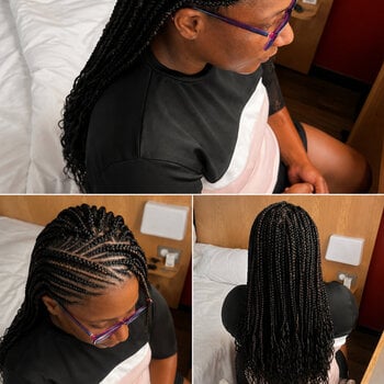 Fulani braids sur cheveux crépus