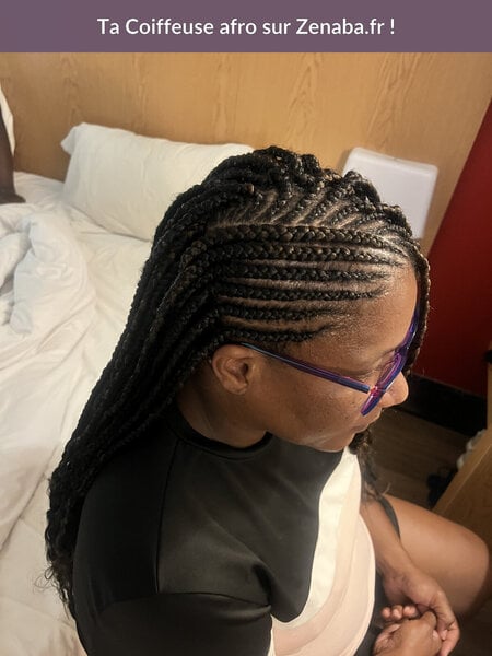 Fulani braids sur cheveux crépus
