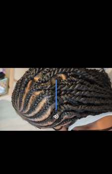 Fulani braids sur cheveux nappy