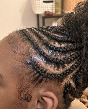 Fulani chignon