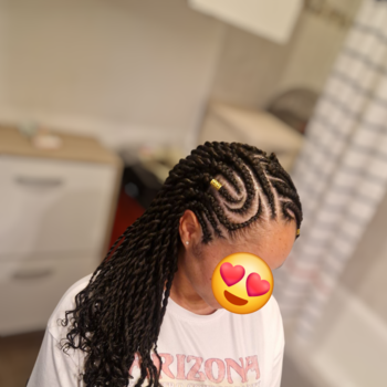 Fulani vanilles avec motif