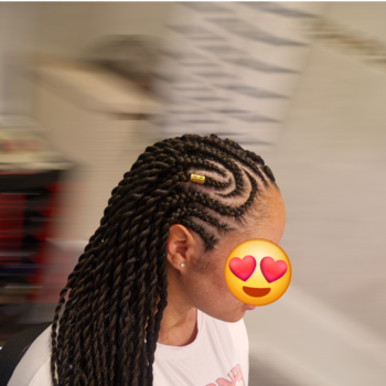 Fulani vanilles avec motif