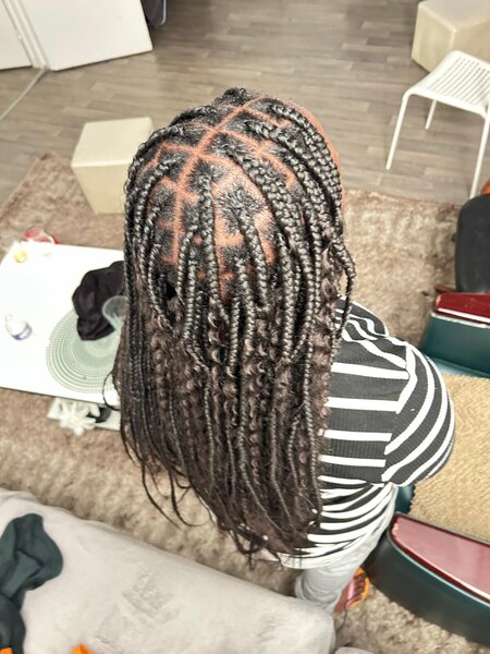 Goddess braids