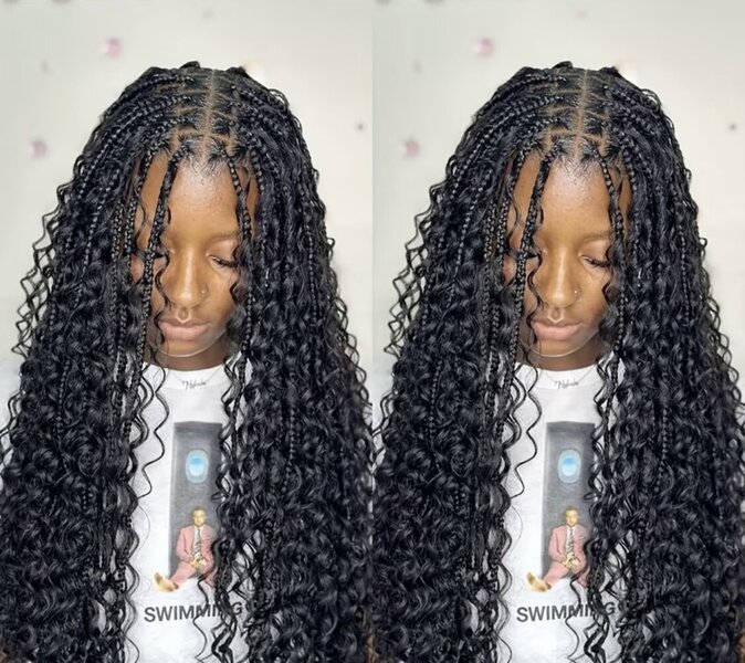 Goddess braids
