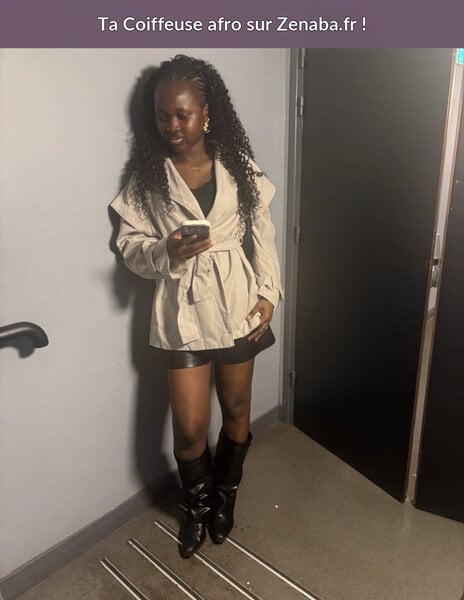 Half braids/ half sew-in