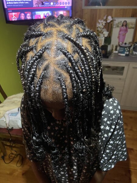 Knoless braids