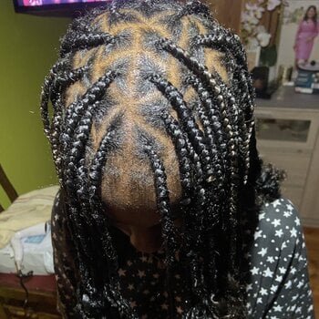 Knoless braids