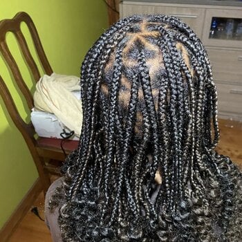 Knoless braids