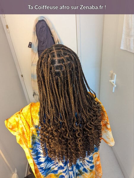 Knotless Braids bouclés