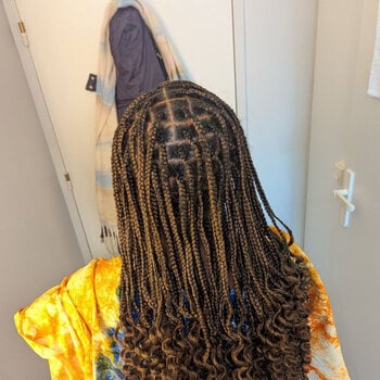 Knotless Braids bouclés