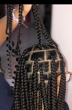 Knotless Braids larges