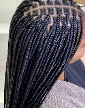 Knotless braids longues et fines