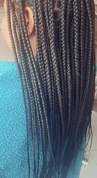 Knotless Braids niveau bas du dos