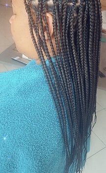 Knotless Braids niveau bas du dos