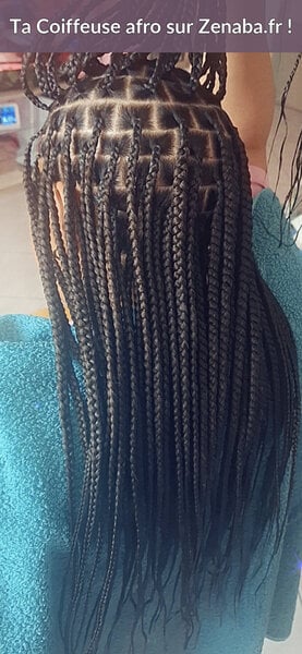 Knotless Braids niveau bas du dos