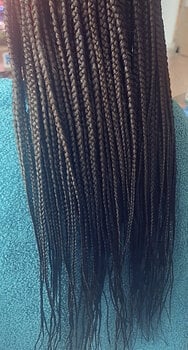 Knotless Braids niveau bas du dos