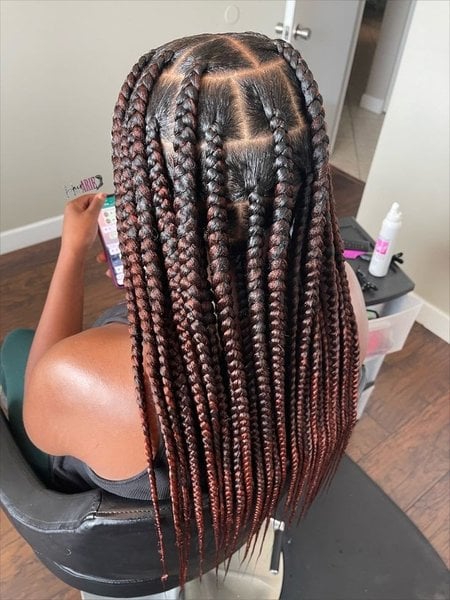 Knotless braids 