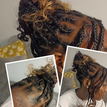Knotless braids 
