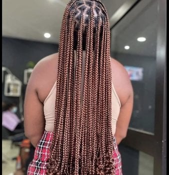 Knotless braids
