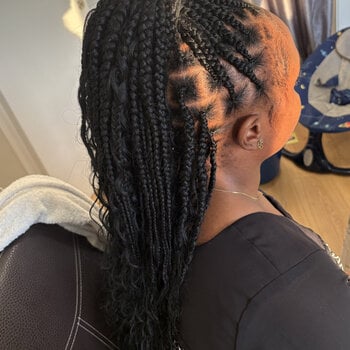Knotless braids