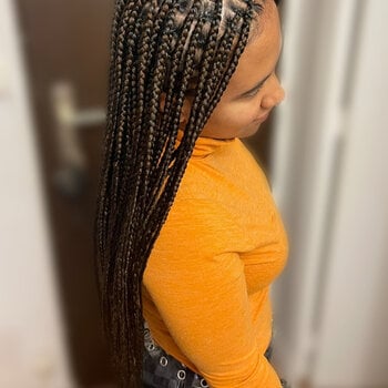 Knotless longues et fines