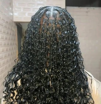 Knotless with curls 