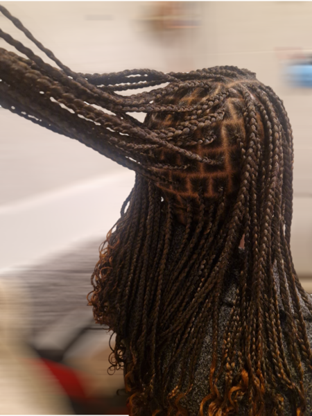Knowless braids