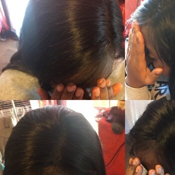Lace frontal et tissage 