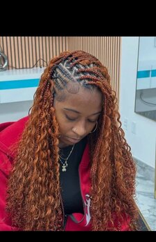 Les braides nattes collées 