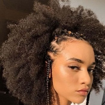 Maxi afro avec nattes collées 