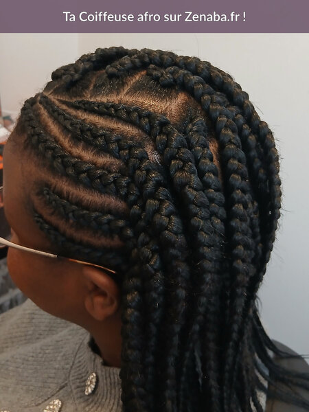 Médium Braids/ nattes collées