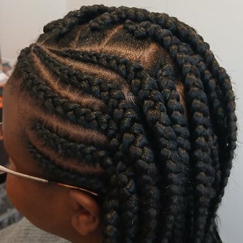 Médium Braids/ nattes collées
