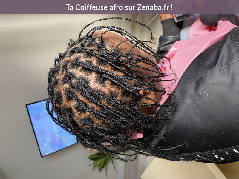 Mini braids sans rajouts 