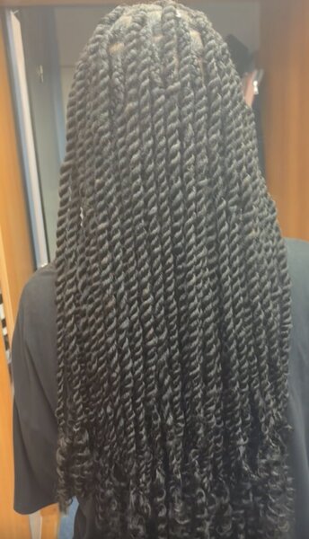 Natte, knotless, twist, micro twist, vanille, rasta box braid, crochet braid