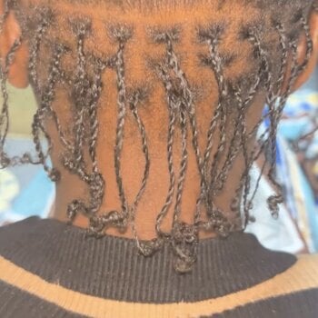 Natte, knotless, twist, micro twist, vanille, rasta box braid, crochet braid